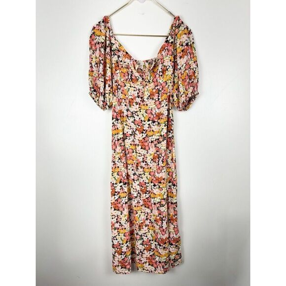 Billabong Floral Midi Dress - Multicolor - Picture 2 of 7